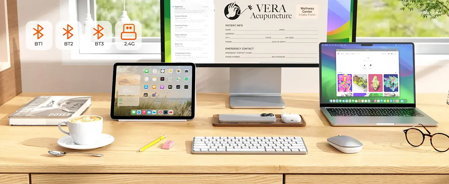 Quite Slim Four Modes Combo ikey C210 6