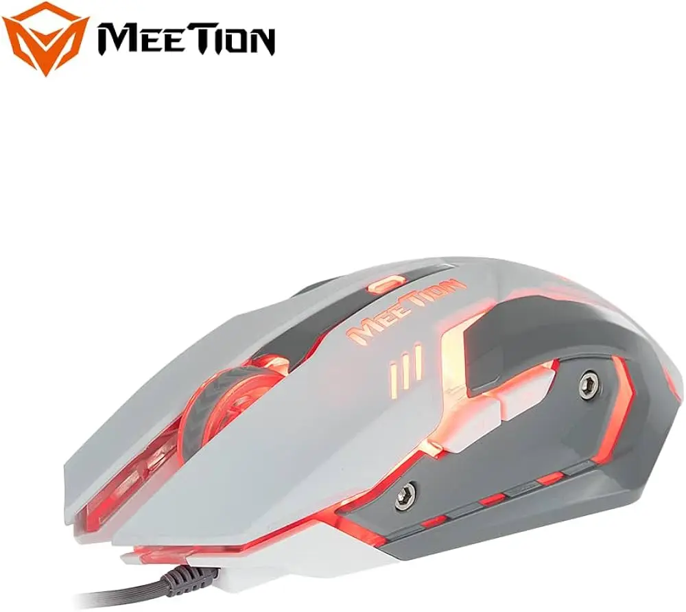 Meetion Backlight Gaming Mouse White M915W