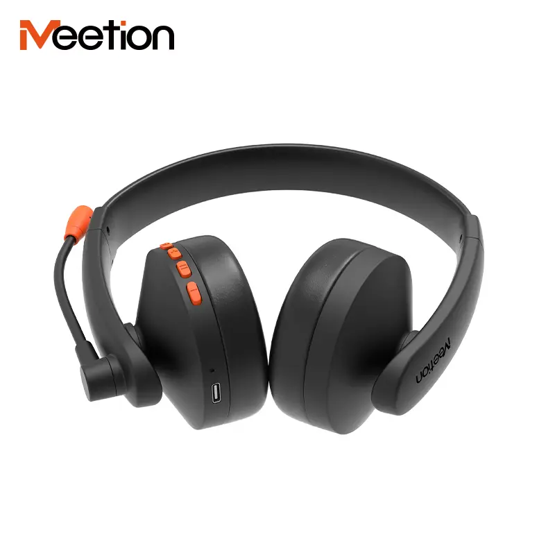Meetion Bluetooth Headphone With Mic Black BTH003B 2