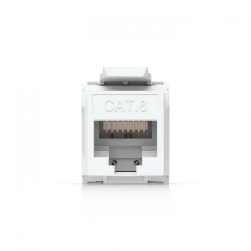Premium-Line Cat.6 Unshielded Keystone Jack, Dual Type IDC