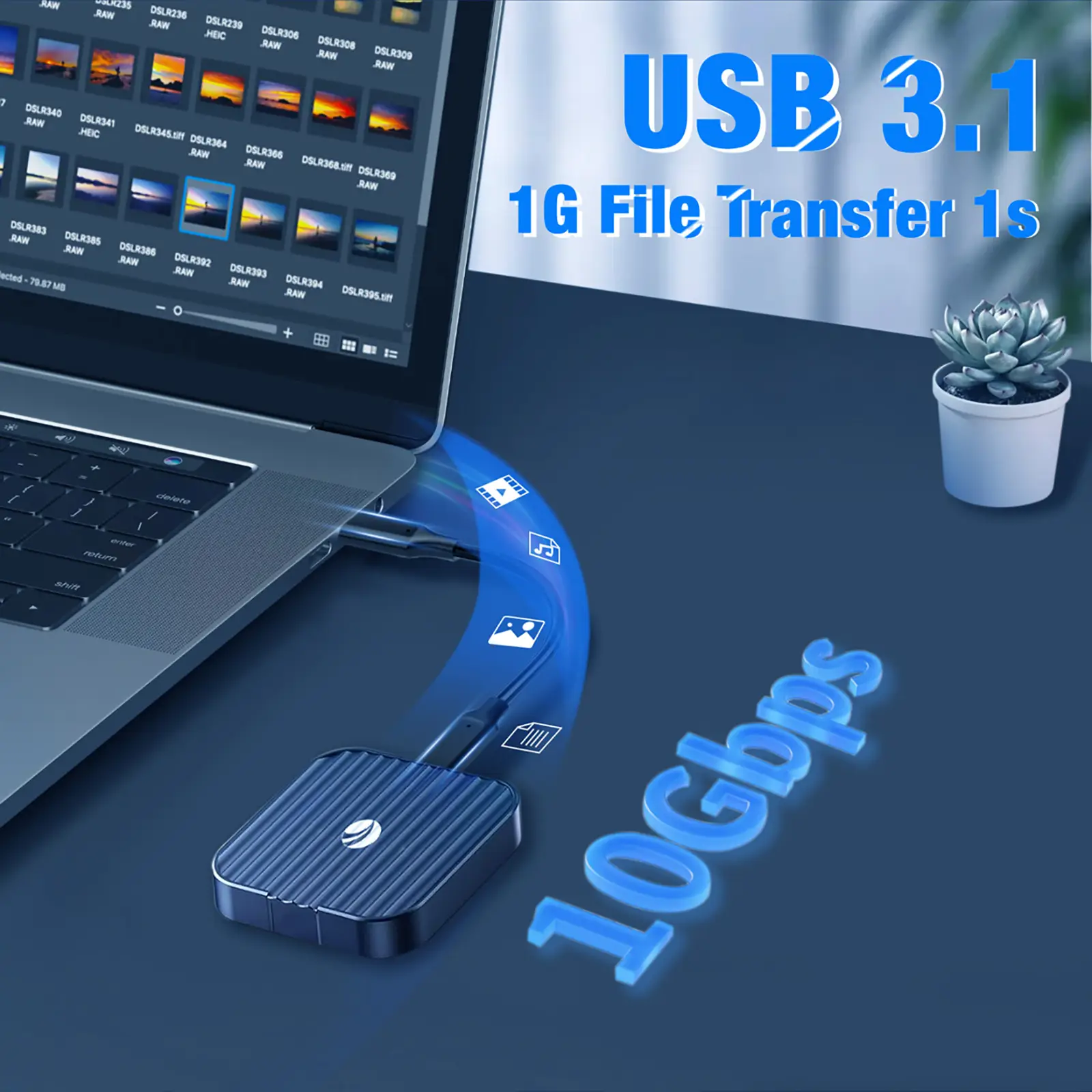 VCOM SSD Magnetic Enclosure for M.2 NVME CU853SN 3