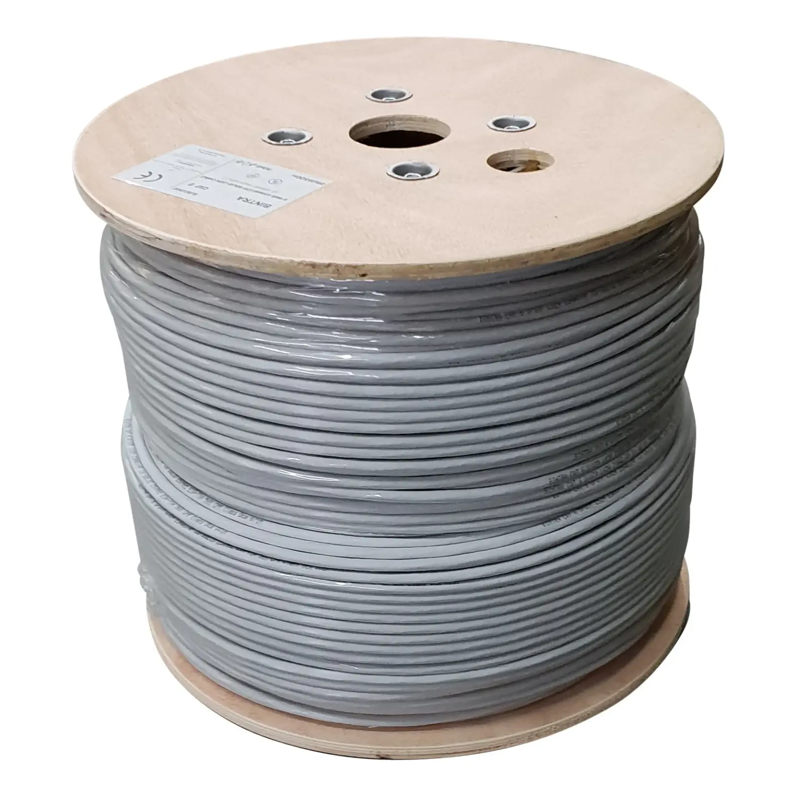 Cat. 6A U/UTP Installation Cable, 500 m reel, LSOH, 500 MHz, Grey