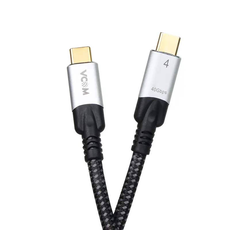 VCOM CU560-1.2 USB4 Type-C to Type-C Cable 1.2M 40Gbps 240Wc