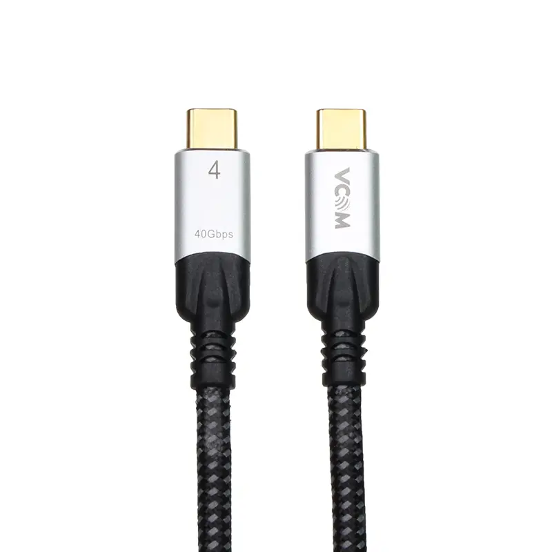 VCOM CU560-1.2 USB4 Type-C to Type-C Cable 1.2M 40Gbps 240Wc 3