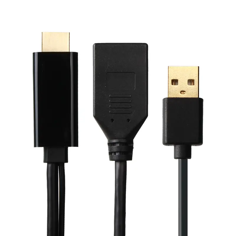 VCOM CG599A HDMI Male + USB to DisplayPort Female Adapter 4K@60Hz