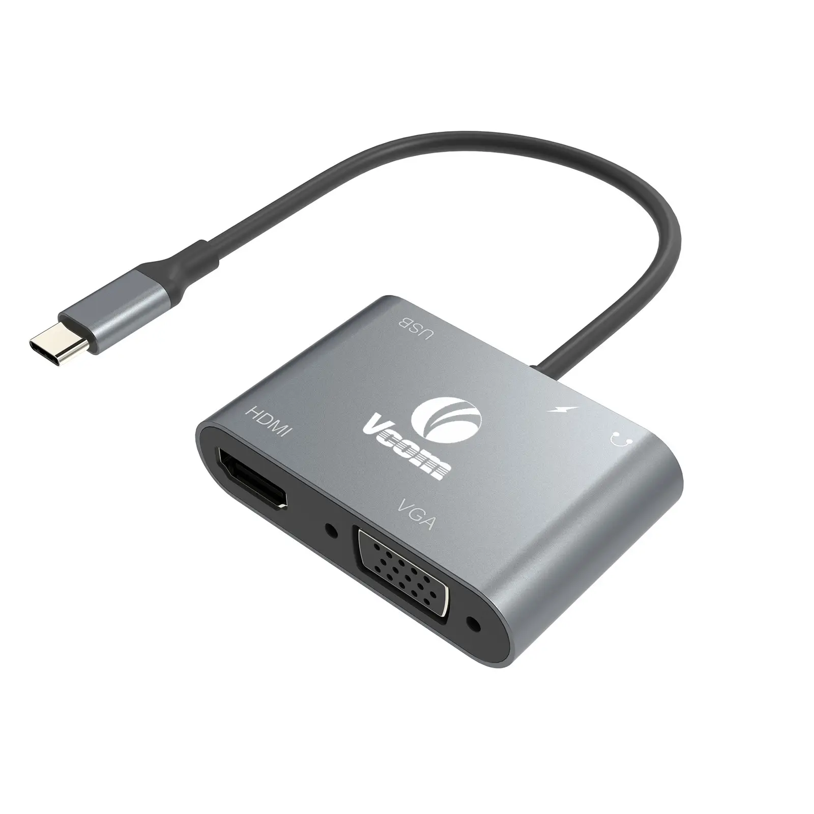 VCOM CU4511 5-in-1 USB-C Docking Hub with HDMI, VGA, USB 3.0, PD 100W & Audio 3