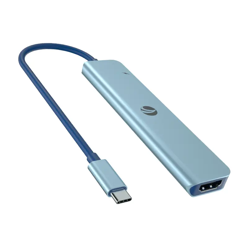 VCOM CUE18 7-in-1 USB-C Hub with 4K HDMI, USB 3.0, SD/TF Card Reader & 100W PD Charging 1