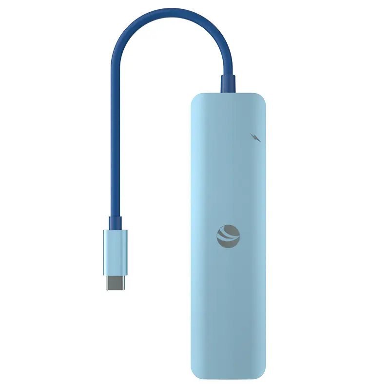 VCOM CUE55 6-in-1 USB-C Hub with 4K HDMI, Gigabit Ethernet, USB 3.0 & 100W PD Charging 2