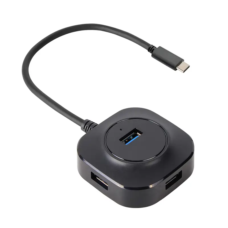 VCOM DH307C 4-Port USB 3.0 Type-C Hub with External Power Support 1
