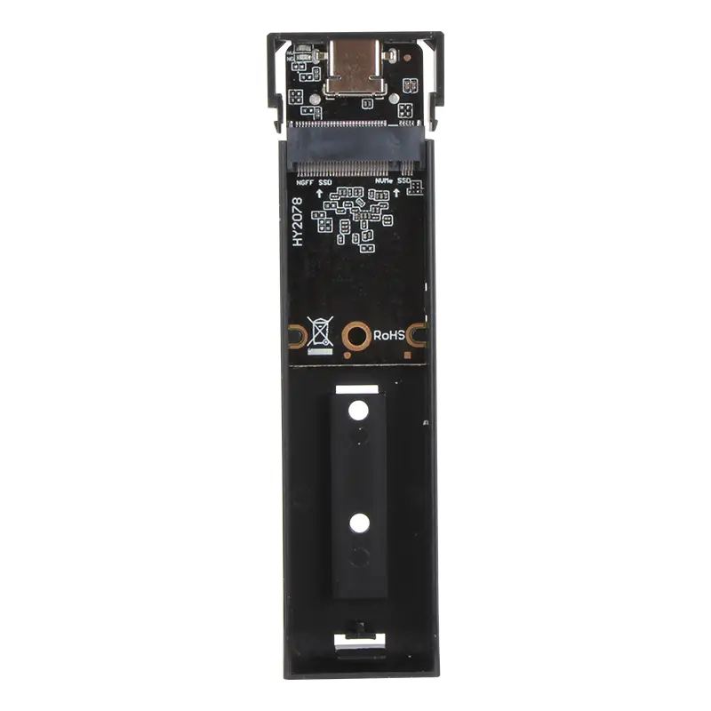 VCOM CU850SN M.2 NVMe & SATA SSD Enclosure USB 3.2 Gen2 Type-C 10Gbps Tool-Free External Case 3