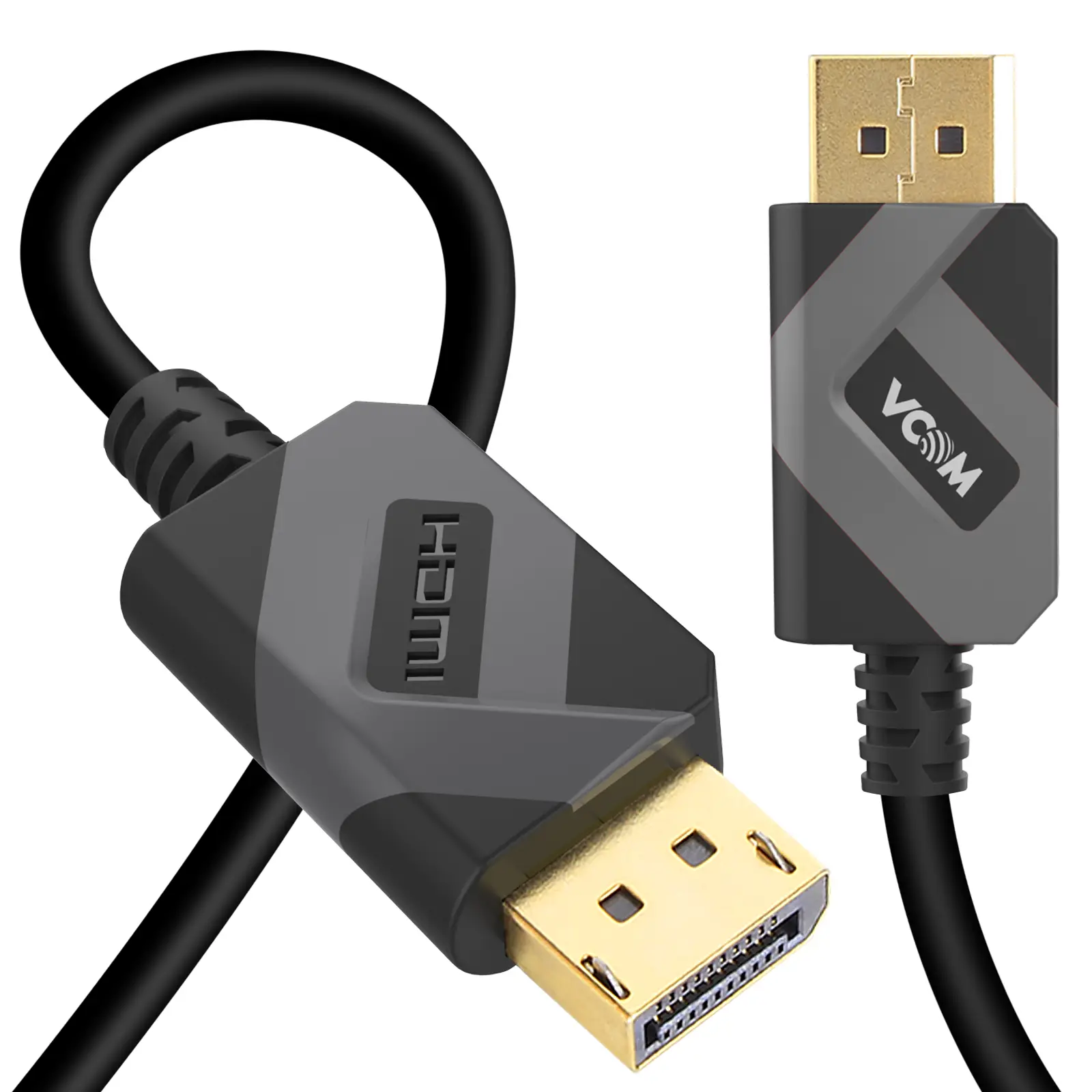 VCOM CG622-2.0 DisplayPort 1.4 Cable 2M 8K Ultra HD HBR3 High Speed DP Cable Gold Plated 1