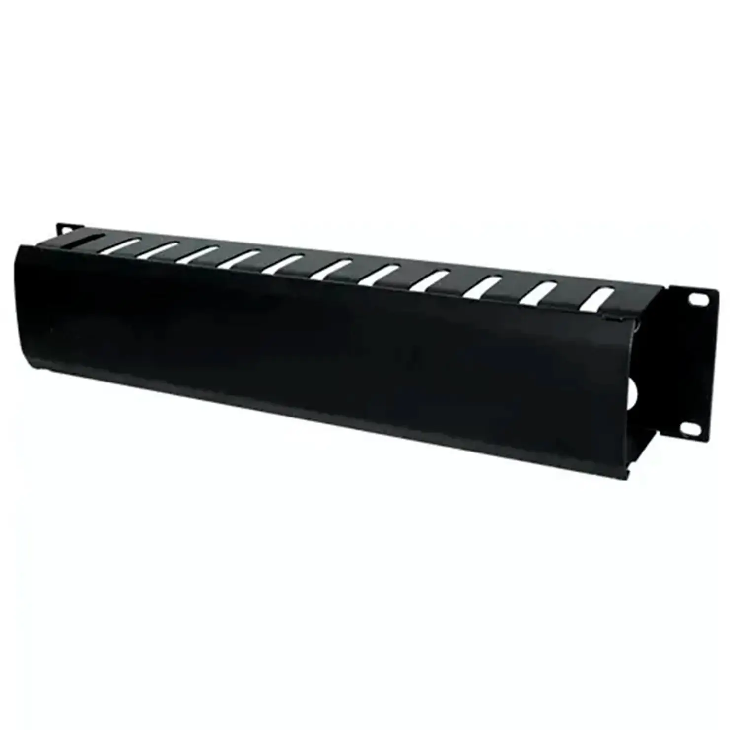VCOM D1582-2U Rack Cable Management Panel 2U 19-Inch Horizontal Cable Organizer
