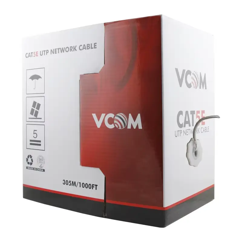 NC614-305 UTP Cat6 Network Cable, 4 Pair, 0.57mm CCA Conductor, 305m Box