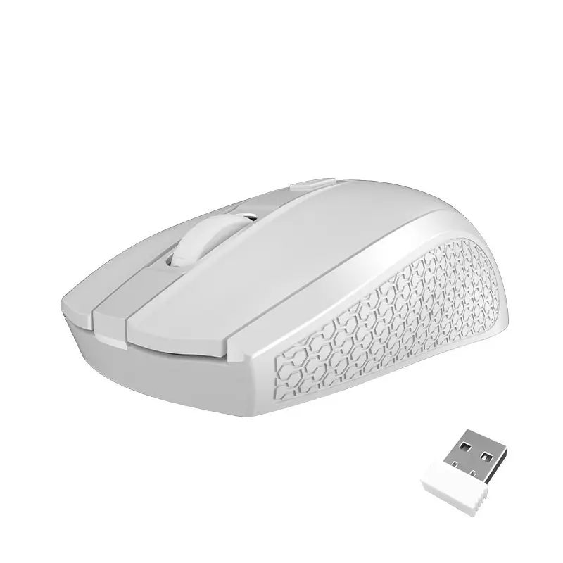Meetion R560 White 2.4GHz Wireless Optical Mouse 1600 DPI USB Nano Receiver 1