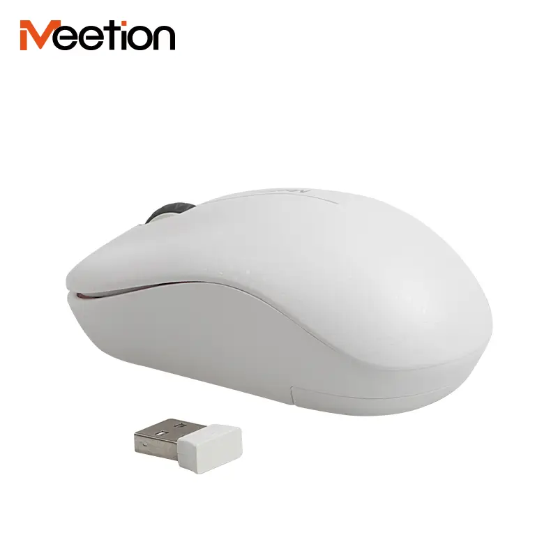 Meetion R545 White/Grey 2.4GHz Wireless Optical Mouse 1600 DPI USB Nano Receiver