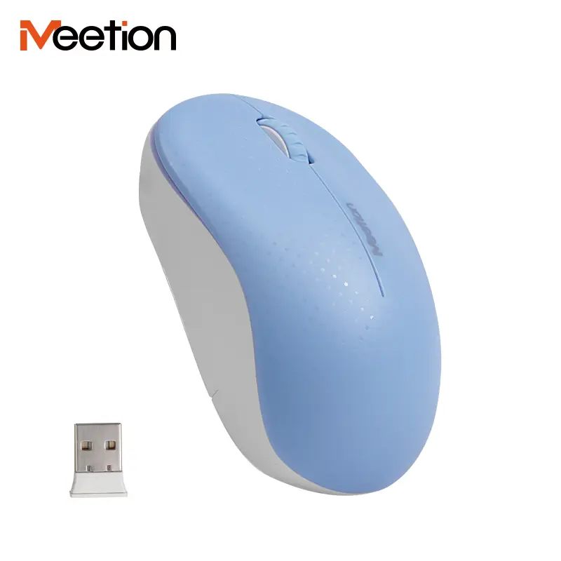 MEETION R545 Wireless Gaming Mouse (Blue & White) 2