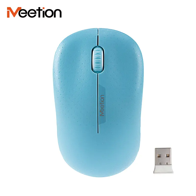 MEETION R545 Wireless Gaming Mouse (Cyan & White) 1