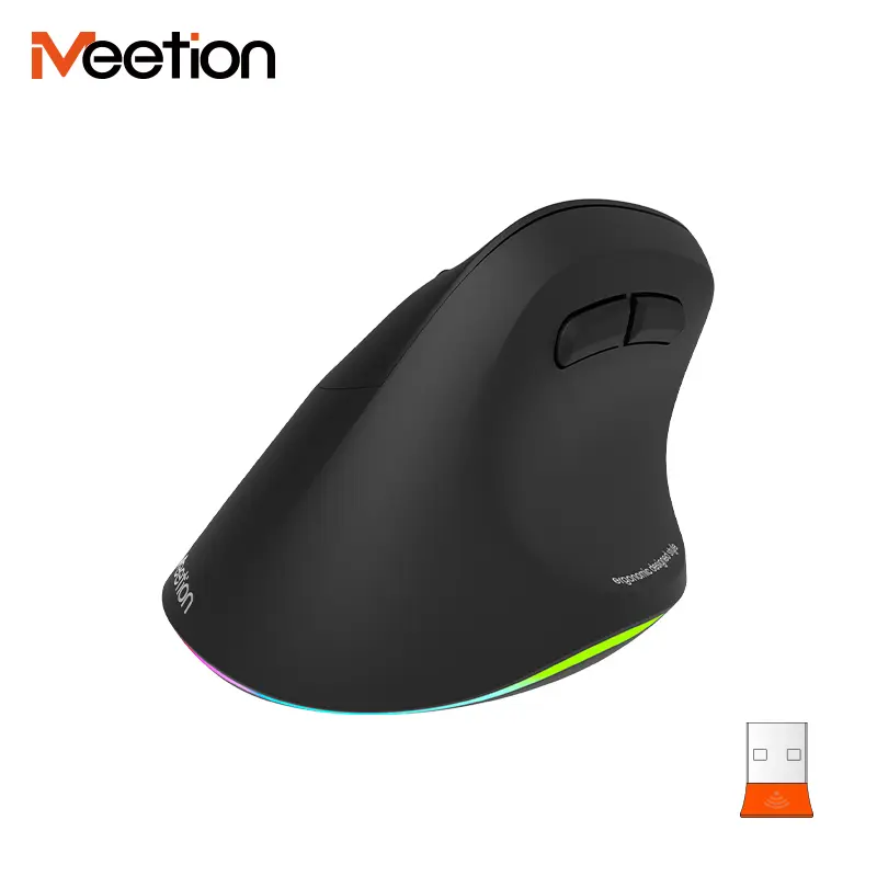Meetion BTM010L Left-Handed Ergonomic Wireless Bluetooth Mouse 1