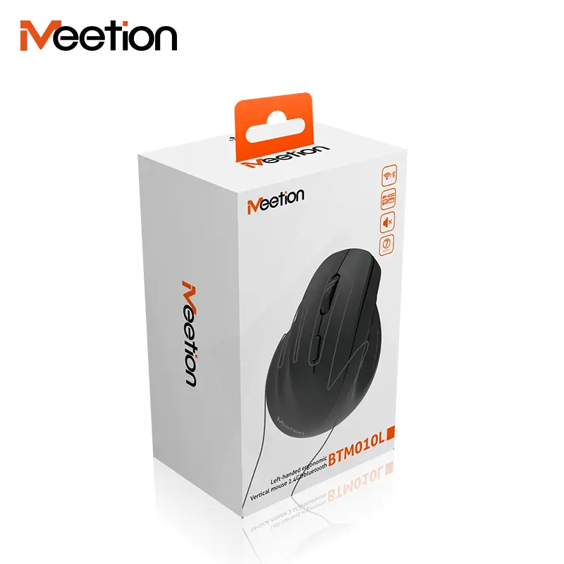 Meetion BTM010L Left-Handed Ergonomic Wireless Bluetooth Mouse 5