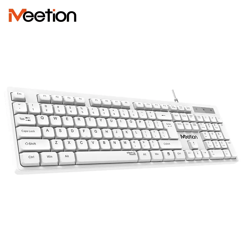 Meetion K300 White USB Wired Keyboard