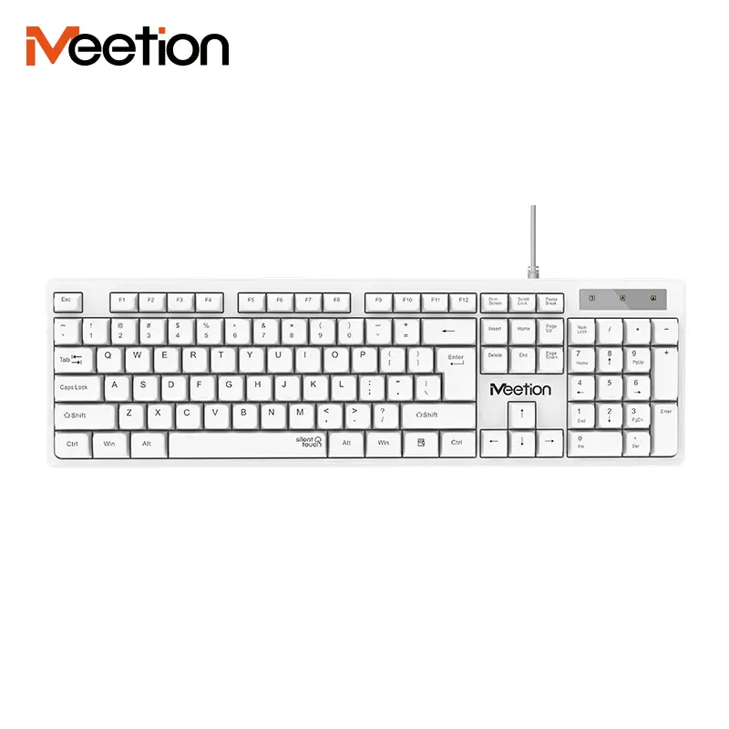 Meetion K300 White USB Wired Keyboard 1