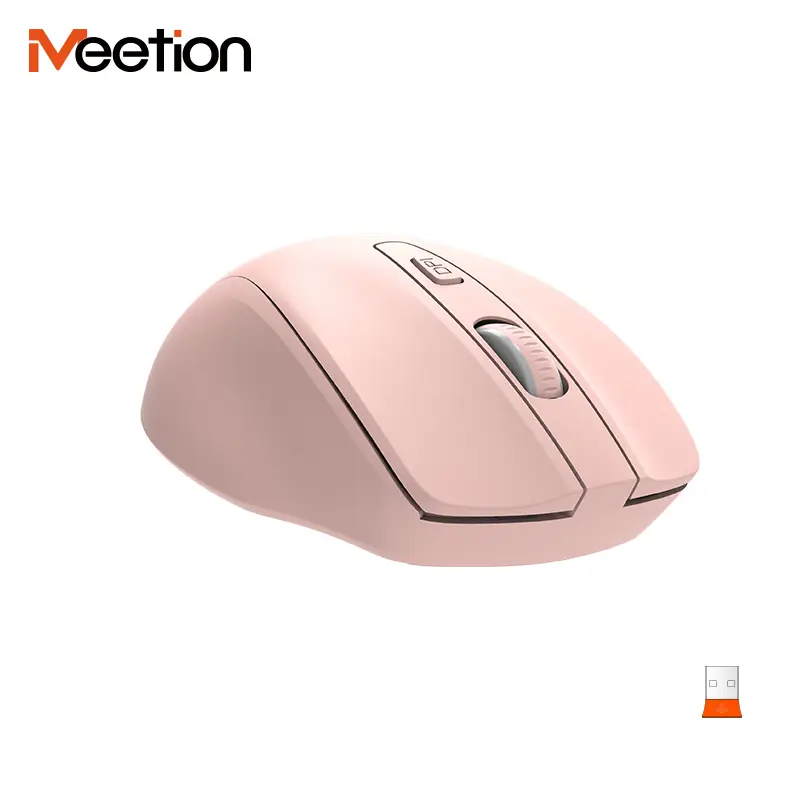 MEETION C4130 Pink Wireless Keyboard & Mouse Combo 3