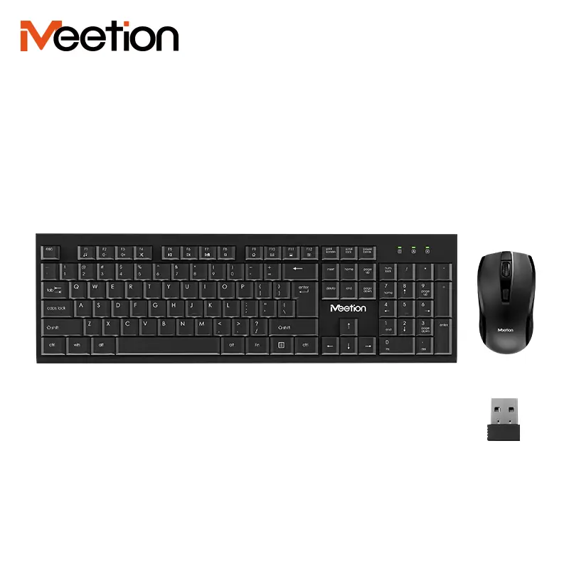MEETION C4120 Little Black Wireless Keyboard & Mouse Combo 1