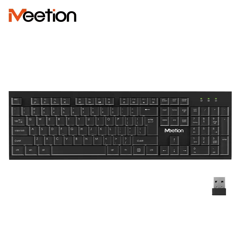 MEETION C4120 Little Black Wireless Keyboard & Mouse Combo 2