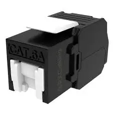 Cat6 UTP Toolless Keystone Jack, RJ45 180° Module, T568A/T568B – VCOM 2