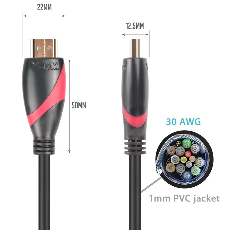VCOM CG525-R-30.0 High-Speed HDMI Cable 30M 1