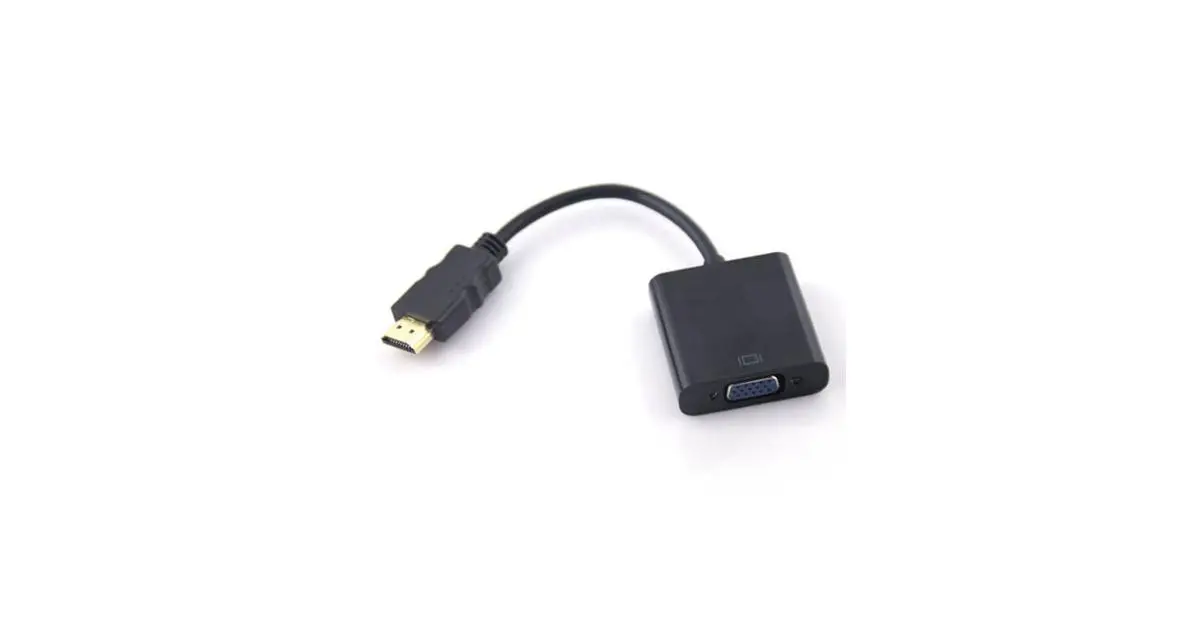 VCOM CG591-B-0.15 HDMI to VGA Active Converter Adapter 0.15M Full HD 2