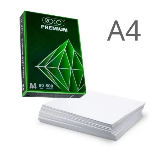ROCO C801A45H Premium A4 Copy Paper 80 GSM White 500 Sheets 1